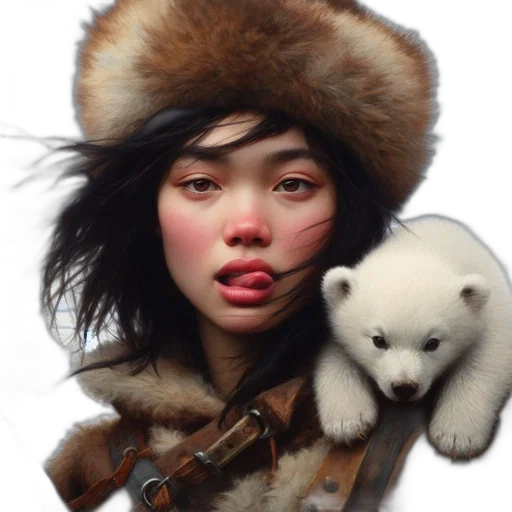 face, animal, creature, jacket transparent PNG cut-out