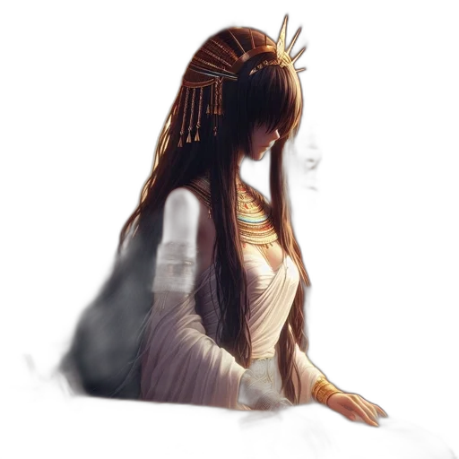 crown, dress, dragon, creature transparent PNG cut-out