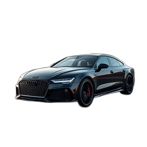 car, 3d render, photorealistic, audi transparent PNG cut-out