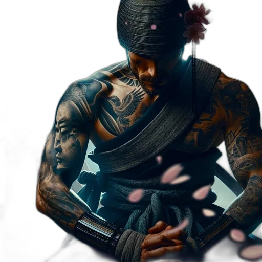 concept art, photorealistic, cyberpunk, fantasy art transparent PNG cut-out