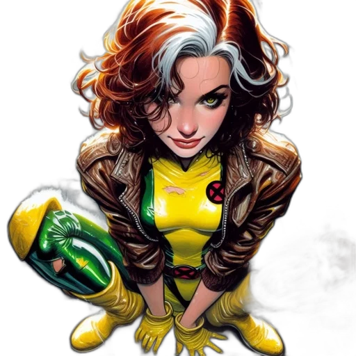 comic book art, concept art, cartoon, character transparent PNG cut-out
