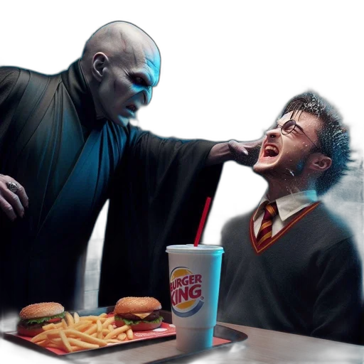 food, concept art, comic book art, cyberpunk transparent PNG cut-out