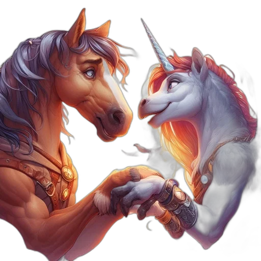 fantasy art, concept art, watercolor, photorealistic transparent PNG cut-out