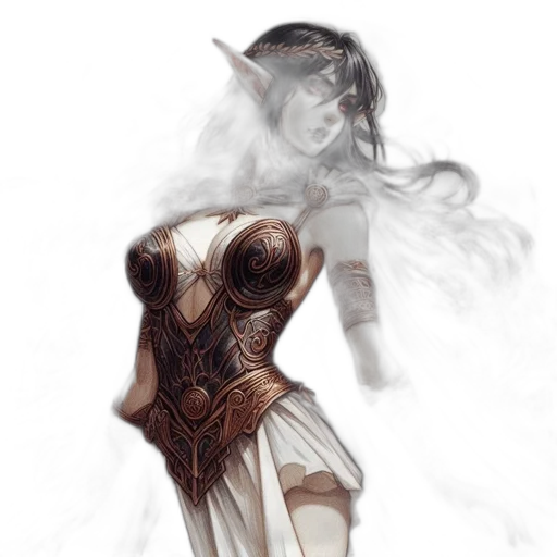 dress, mask, sword, dragon transparent PNG cut-out
