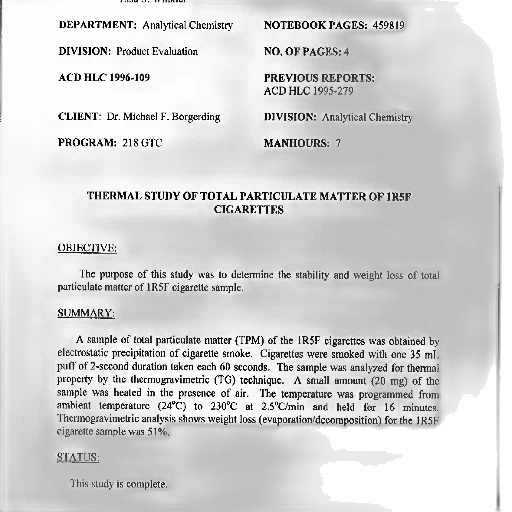 document, titled, thermal, study transparent PNG cut-out