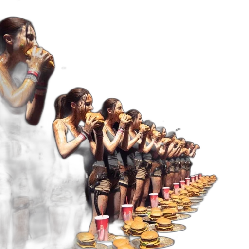 food, dress, jewelry, concept art transparent PNG cut-out