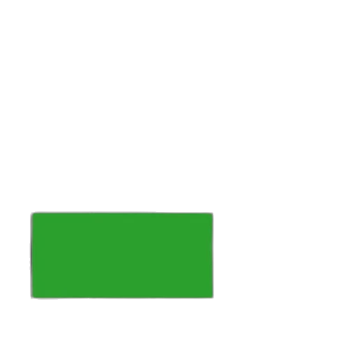 staff, pixel art, 3d render, green transparent PNG cut-out