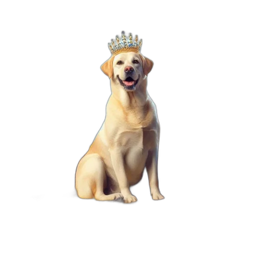 crown, animal, staff, creature transparent PNG cut-out