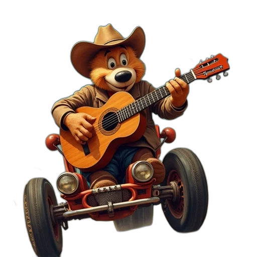 car, animal, concept art, 3d render transparent PNG cut-out
