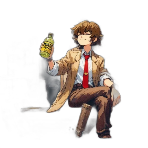 jacket, bottle, robot, food transparent PNG cut-out