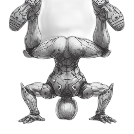 robot, creature, concept art, comic book art transparent PNG cut-out