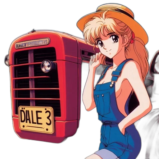 dress, anime, cartoon, concept art transparent PNG cut-out