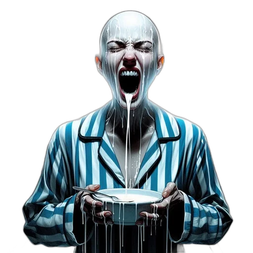 robot, face, mask, comic book art transparent PNG cut-out