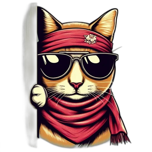 hat, staff, comic book art, cartoon transparent PNG cut-out