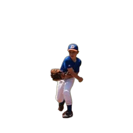 3d render, young, baseball, player transparent PNG cut-out