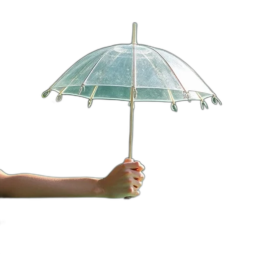 umbrella, staff, hat, weapon transparent PNG cut-out