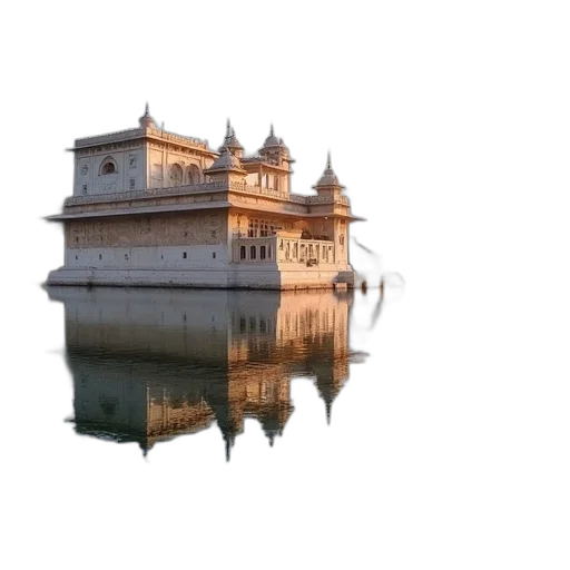 building, crown, photorealistic, golden transparent PNG cut-out