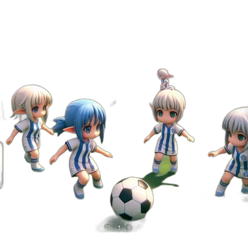 concept art, anime, pixel art, 3d render transparent PNG cut-out