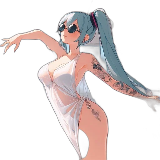 dress, robot, anime, concept art transparent PNG cut-out