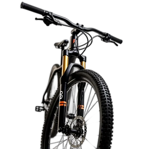 close-up, mountain, bike, black transparent PNG cut-out