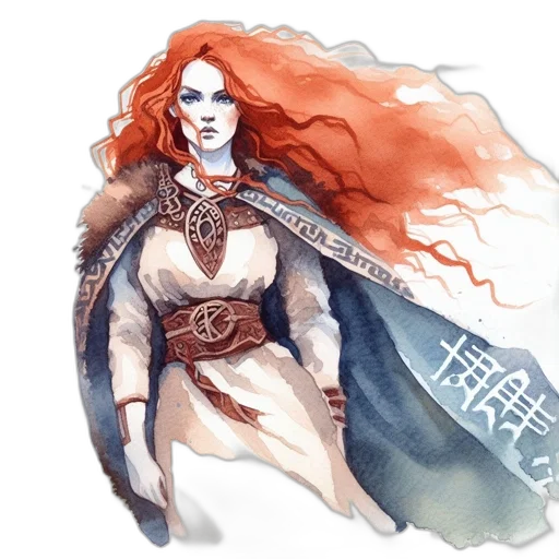 fantasy art, concept art, watercolor, comic book art transparent PNG cut-out