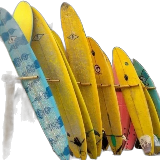 weapon, vibrant, collection, surfboards transparent PNG cut-out