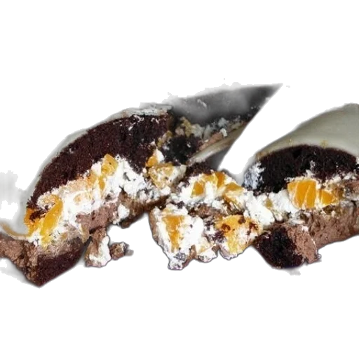 food, chocolate, cake, white transparent PNG cut-out