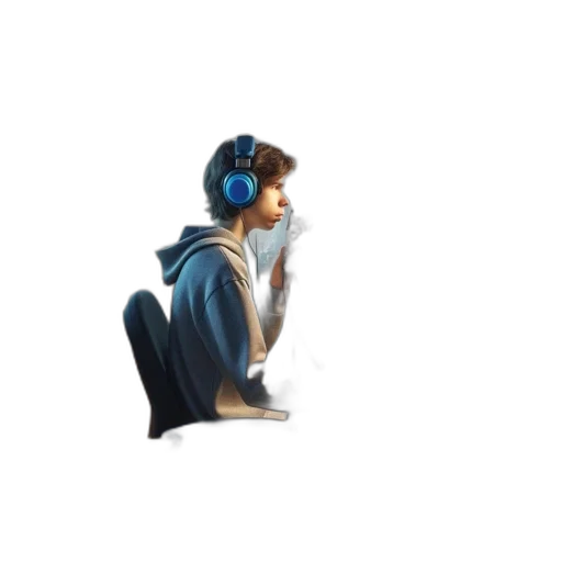 jacket, staff, face, weapon transparent PNG cut-out