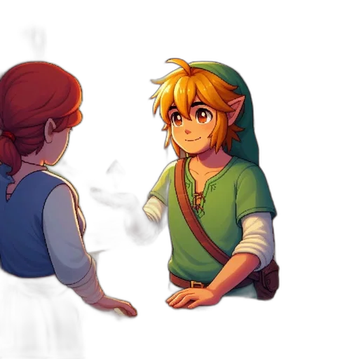 concept art, pixel art, watercolor, fantasy art transparent PNG cut-out