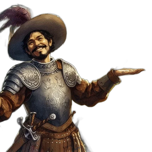 staff, sword, hat, weapon transparent PNG cut-out