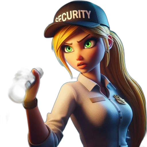 staff, weapon, hat, jacket transparent PNG cut-out