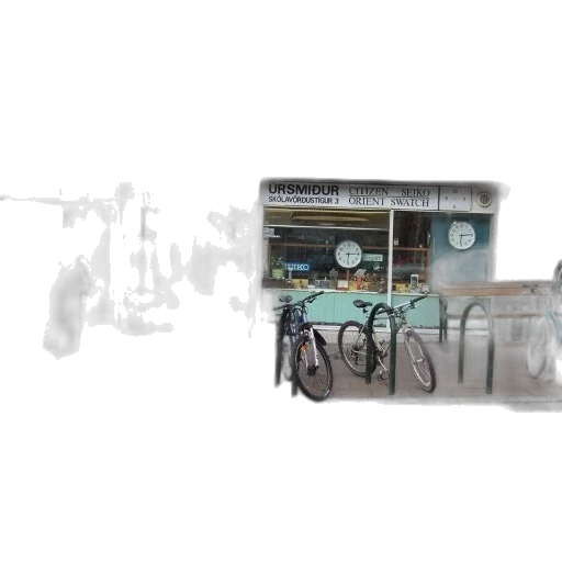 staff, car, furniture, building transparent PNG cut-out