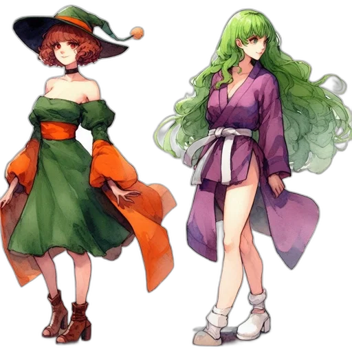concept art, pixel art, fantasy art, anime transparent PNG cut-out
