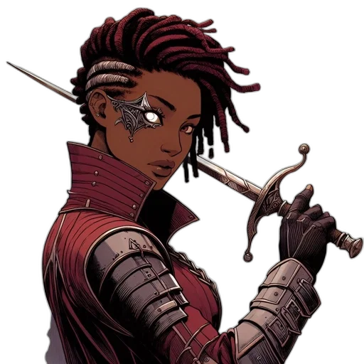 staff, sword, weapon, comic book art transparent PNG cut-out
