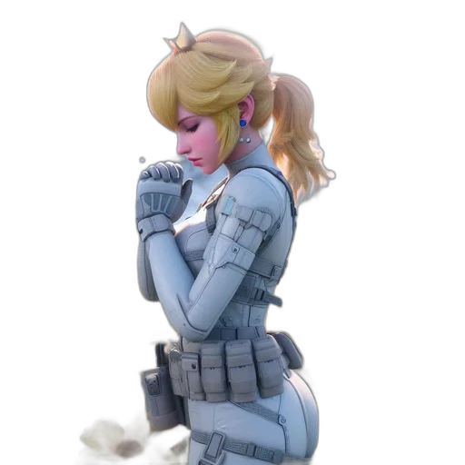 weapon, robot, jacket, concept art transparent PNG cut-out