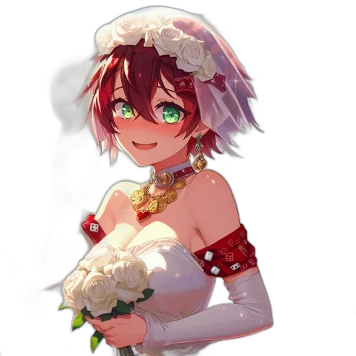 flower, crown, weapon, dress transparent PNG cut-out