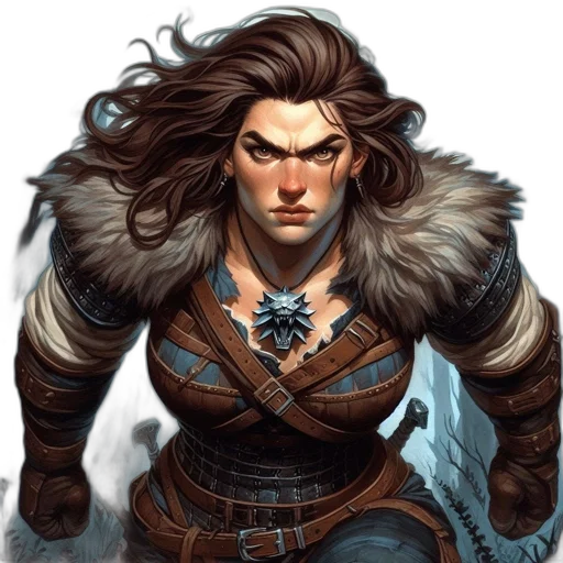 face, fantasy art, concept art, comic book art transparent PNG cut-out