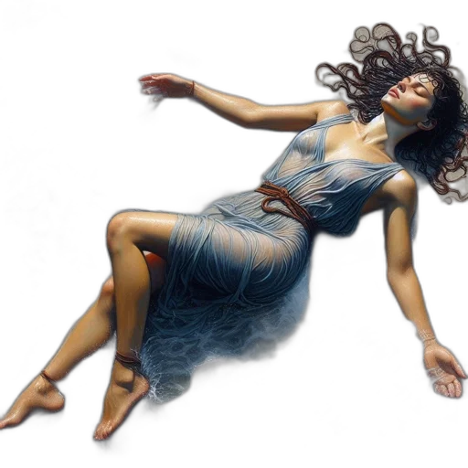 dress, photorealistic, concept art, fantasy art transparent PNG cut-out