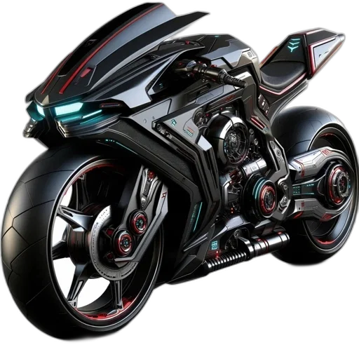 3d render, photorealistic, concept art, cyberpunk transparent PNG cut-out