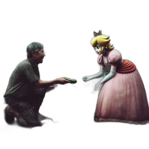 crown, dress, weapon, robot transparent PNG cut-out