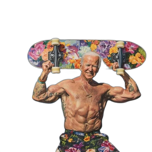 weapon, shirtless, elderly, man transparent PNG cut-out