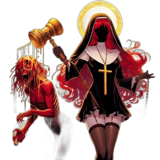 staff, concept art, comic book art, fantasy art transparent PNG cut-out