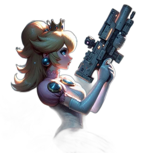 weapon, staff, robot, concept art transparent PNG cut-out
