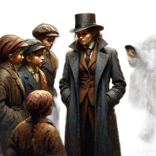 hat, concept art, oil painting, fantasy art transparent PNG cut-out