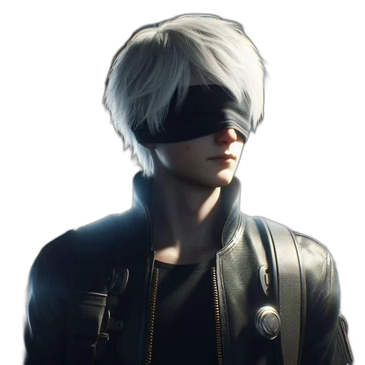 jacket, mask, face, weapon transparent PNG cut-out