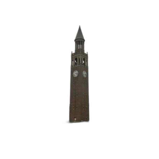 staff, clock, tower, pointed transparent PNG cut-out