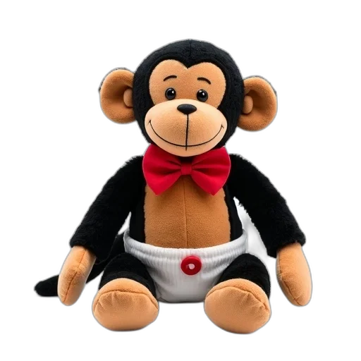 staff, animal, 3d render, cartoon transparent PNG cut-out