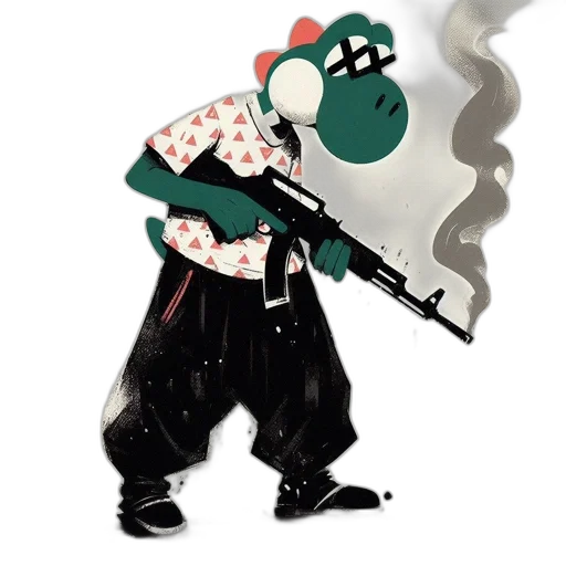 weapon, mask, animal, staff transparent PNG cut-out