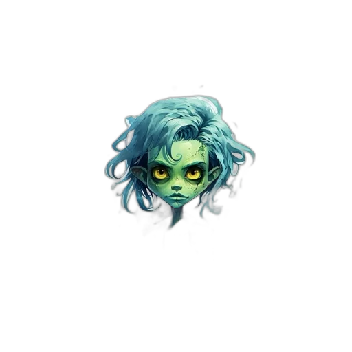 mask, creature, face, staff transparent PNG cut-out