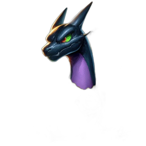 dragon, staff, mask, creature transparent PNG cut-out